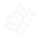 thumbnail image 4 of Perchas para ropa Jadeshay 10 piezas Acero inoxidable Tendedero Durabilidad extendida, 4 of 8