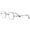 Grey, variant on Agstum Pure Titanium Retro Round Gold Eyeglasses Frame without Nose Pads