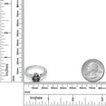 thumbnail image 6 of Gem Stone King 925 Sterling Silver Green Mystic Topaz and White Created Sapphire Engagement Ring for Women (2.30 Cttw, Cushion 7MM, Available in Size 5, 6, 7, 8, 9), 6 of 7