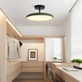 thumbnail image 4 of KCO Lighting Vintage Green Ceiling Light Contemporary Mid Century Modern Semi Flush Mount LED Hallway Light Fixture, 4 of 8