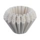 thumbnail image 1 of Filtros de café biodegradables de 1 a 4 tazas, color marrón natural, sin blanquear, para uso en casa y oficina, con diseño de flores, 100 unidades, 1 of 6
