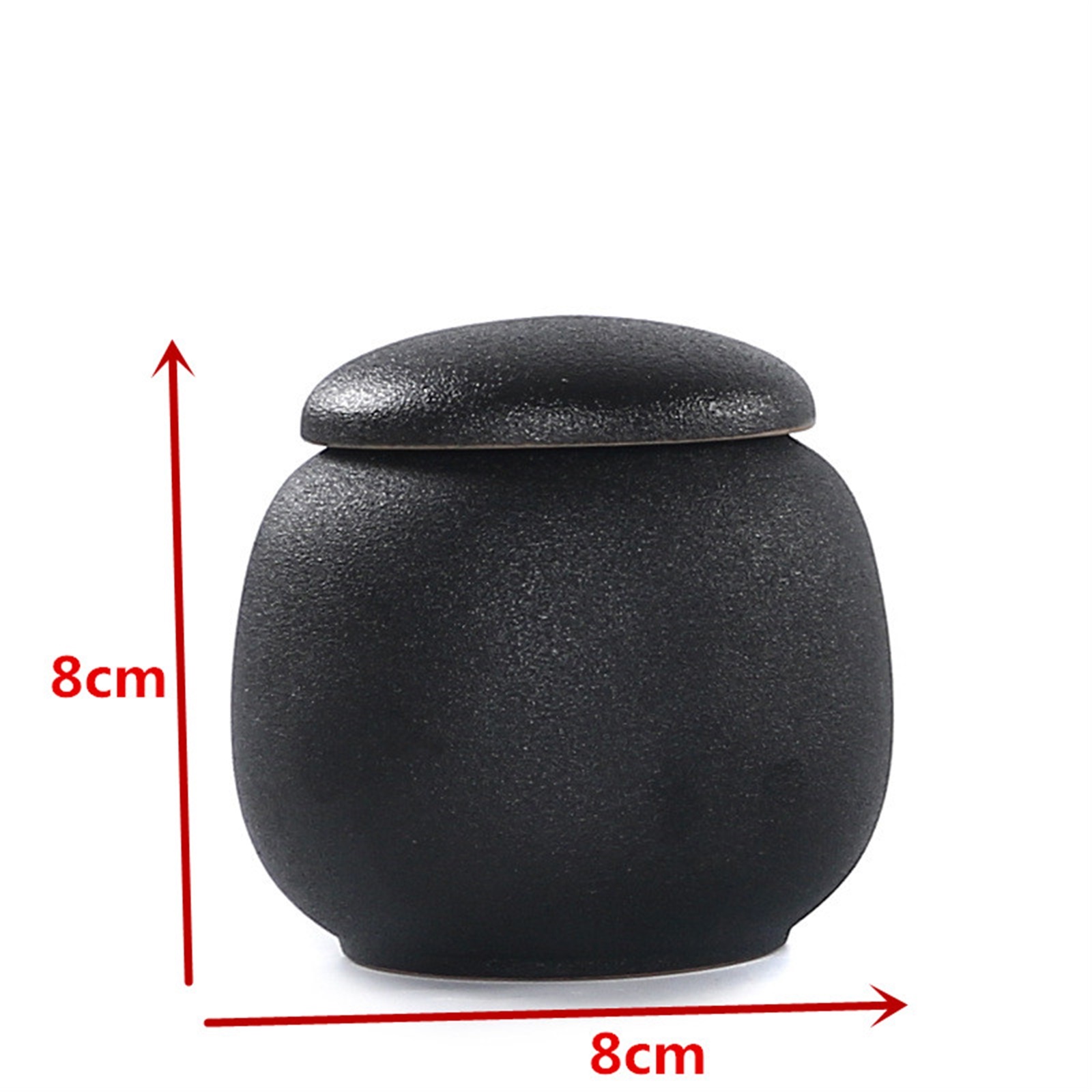 Black Cremation Urns For Pet Human Ashes Ceramic Urn Small Keepsake Funeral Casket Pet Memoria Urne Keepsake Urns For Ashes