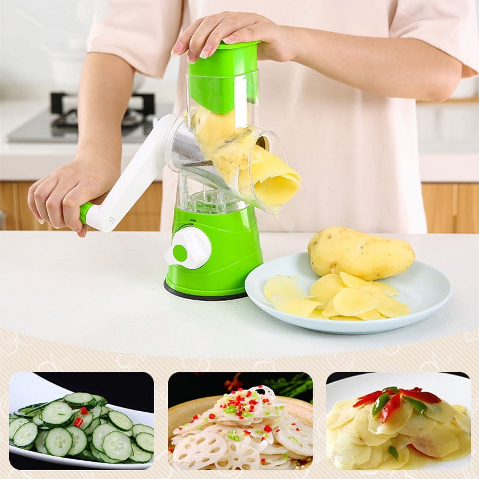 1 Multifunctional Vegetable Slicer And Chopper With Container And Hand  Guard - Perfect For Home Kitchen Use - Grates Onions, Fruits, And Vegetables  - Easy To Clean And Use - Kitchen Gadgets - Temu