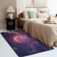 thumbnail image 3 of Moon Rugs for Bedroom - 4x6 Rug - Moon Rug - Full Moon Celestial Area Rug - Purple Planet Cloud Rugs - Kids Girls Boys Carpet, 3 of 7