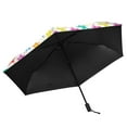 thumbnail image 5 of Colorful Shining Stars Compact Sun Umbrella Windproof Travel Umbrellas for Rain Strong Portable UV Protection, 5 of 8