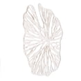 thumbnail image 2 of Leaf Patterned Wall Decor - 15.5" x 2" x 16" - Small - White, 2 of 8