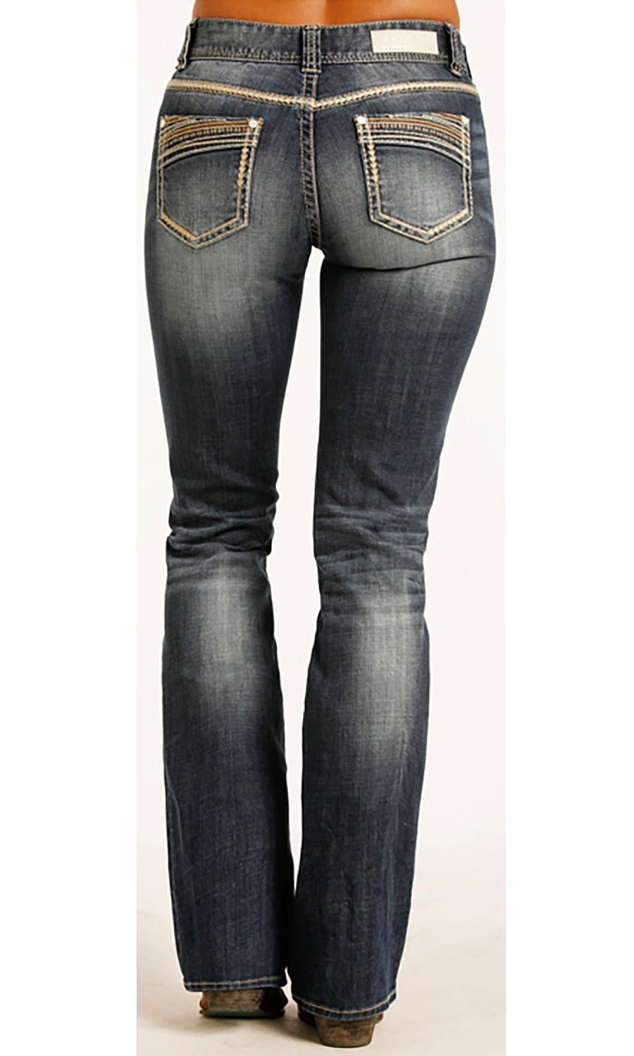Mid-Rise Jeans Boot - W1-2331 