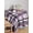 Purple, variant on Blue Black Plaid Table Cloth, Farmhouse Blue Black Checkered Waterproof Tablecloth for Rectangle Tables, Reusable Washable Fabric Table Cover for Restaurant Kitchen Dining Tables 60"x102"