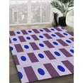 thumbnail image 2 of Ahgly Company Indoor Round Patterned Mauve Purple Area Rugs, 7' Round, 2 of 6