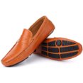 thumbnail image 4 of Mio Marino Men's Casually Suave Leather Penny Loafers, 4 of 6