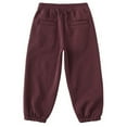 thumbnail image 5 of ZXLBBD Boys Jogger Pants Winter Thermal Sweatpants with Elastic Waistband Solid Color for Casual Sports Comfort Fit School Wear, 5 of 5