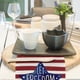 thumbnail image 3 of Nueva bandera de mesa del Día de la Independencia con patrón de camión enano patriótico, mantel, decoración de mesa, bufanda de tira, 3 of 4