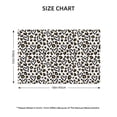 thumbnail image 3 of Rocae Heart Leopard Printed Heat Resistant Place Mats,Classic Hemstitch Cloth Fabric Placemats Imitation Linen Place Mat Table Mats 18x12 inch, 3 of 9