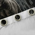 thumbnail image 4 of Feelyou 3D Wildlife Bear Curtains Pack of 2 (42x84 Each), Jungle Animal Hunting Curtains Blackout, Black Grey Bedroom Curtains, Window Curtains Decor, 4 of 6