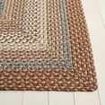thumbnail image 3 of SAFAVIEH Braided Angel Colored Bordered Runner Rug, Brown/Multi, 2'3" x 18', 3 of 8