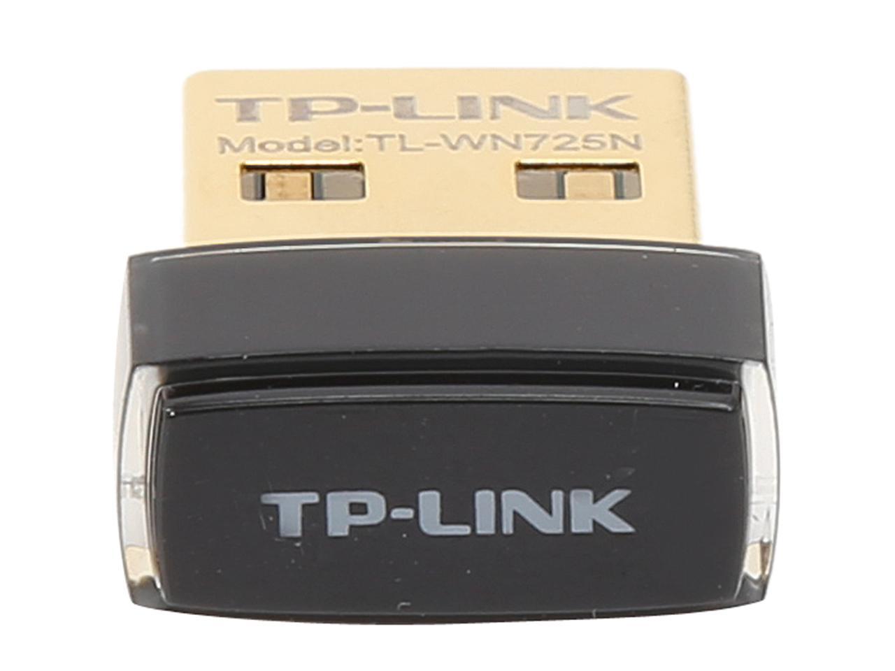 TP-LINK TL-WN725N Nano Wireless N150 Adapter, 150Mbps, IEEE 802.11b/g/n, WEP, WPA / WPA2, Plug & Play in Windows 10 (32 bit & 64 bit) - image 2 of 5