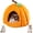 Orange, variant on Cozy Pumpkin Design Pet Cave Bed Tent, Halloween Decor Cat Sleeping Nest with Washable Removable Cushion, Indoor Warm House for Small Pets Kittens Puppies