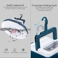 thumbnail image 3 of Campinglampe,54 Led Camping Laterne Usb Aufladbar,ventilador Laterne Mit Magnet & Hanging Haken,lampe al aire libre Fr Camping,abenteuer,angeln,notfall, Str, 3 of 5