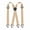 Khaki, variant on Men's X-Back Suspenders with Heavy-Duty Hook Clips, Adjustable 1.5 Inch Elastic Work Suspenders for Jeans, Work Pants and Trousers, Durable Polyester Braces for Daily Wear, Hiking, Construction