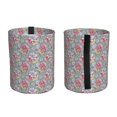thumbnail image 2 of Honeii Watercolor Butterflies Print Waterproof Car Trash Can,Waterproof Portable Collapsible Trash Can,Garbage Container fits Most Cars,SUVs,and Trucks, 2 of 7