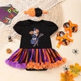 thumbnail image 2 of WEIYLL Outfits for Girls Set Cartoon Pumpkin Dress Shoes Three Piece Party Dress I Girls Fall Outfit Suit size 6-12 Months, 2 of 4
