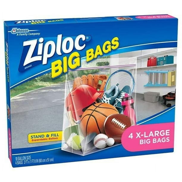 Big Bags XL 4 Pack | Bulk pack storage bags for supermarkets
