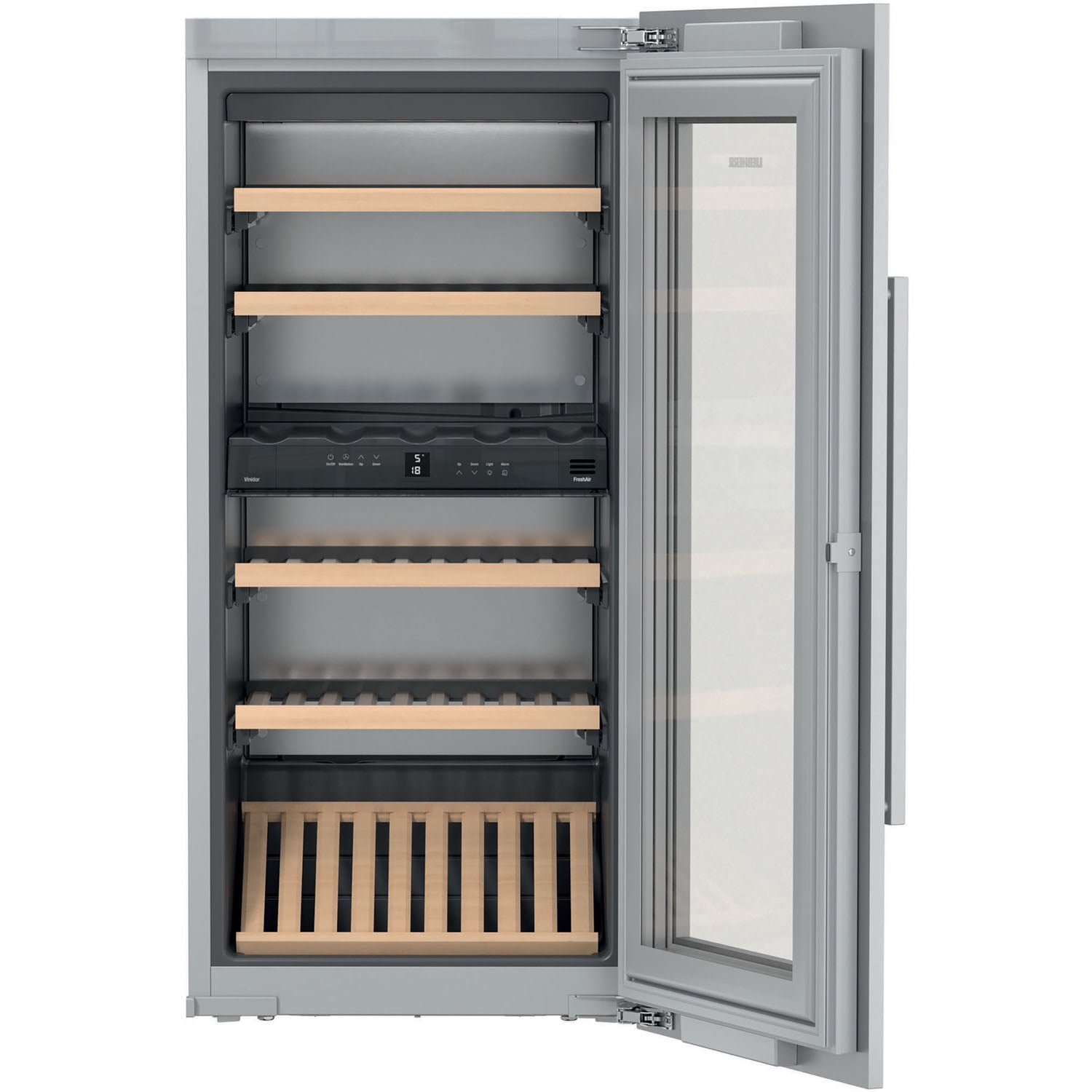 Liebherr Hw-4800 24" Wide 48 Bottle Capacity Built-In Wine Cooler - Stainless Steel
