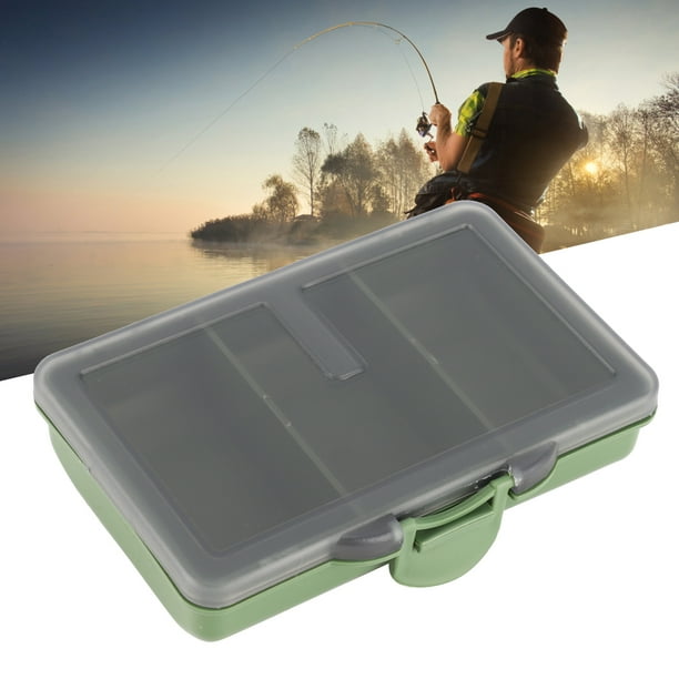 Haofy Tackle Storage Trays, 2pcs Sturdy Practical Pp Plastic Tackle Storage Box For Carp Anglers For Fishing For Fishing Enthusiasts 2 Cells
