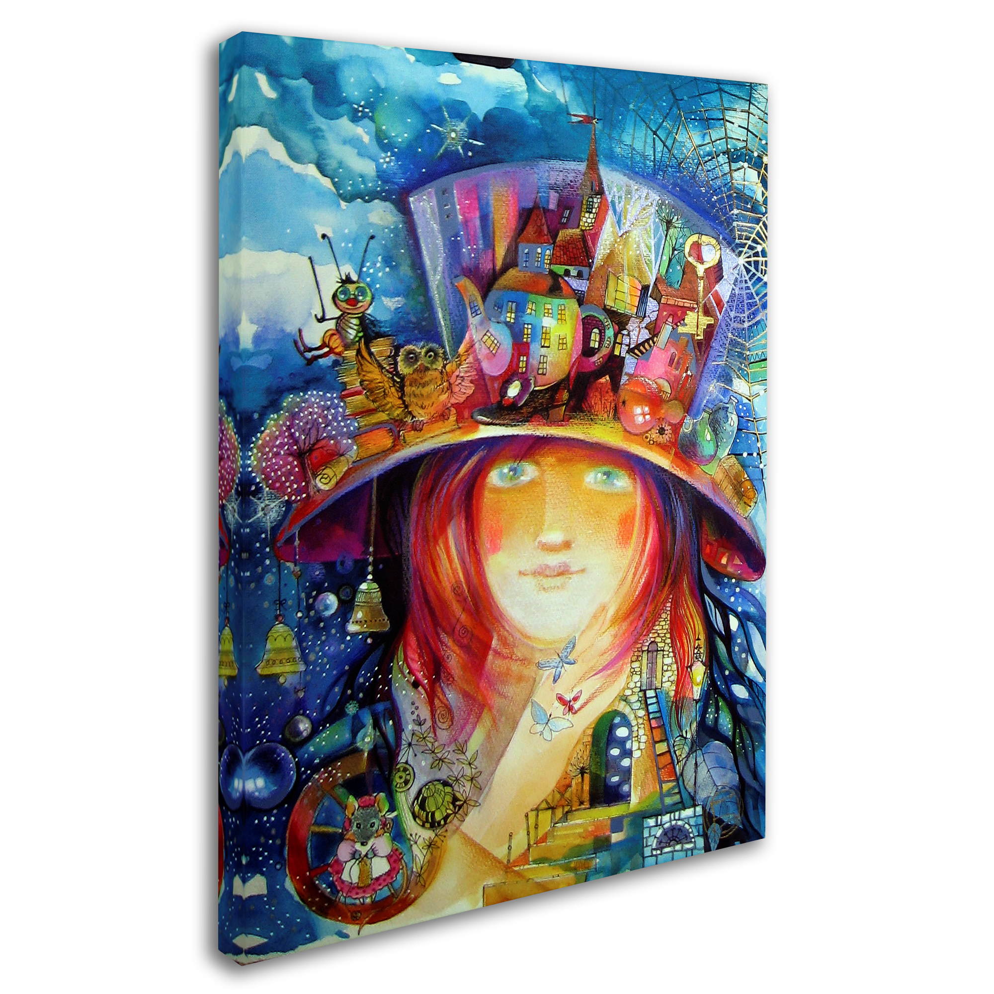 Trademark Fine Art 'Hat' Canvas Art by Oxana Ziaka