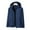Navy, variant on Jacenvly Rain Jacket Women Waterproof Windproof Drawstring Hooded Zip Pocket Womens Winter Coats Lightweight Warm Fashionable Casual Coats Hiking Mountain Ski Outdoor Sports Jacket