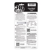 J-B Weld Clearweld Syringe Epoxy Adhesive Clear 25 ml