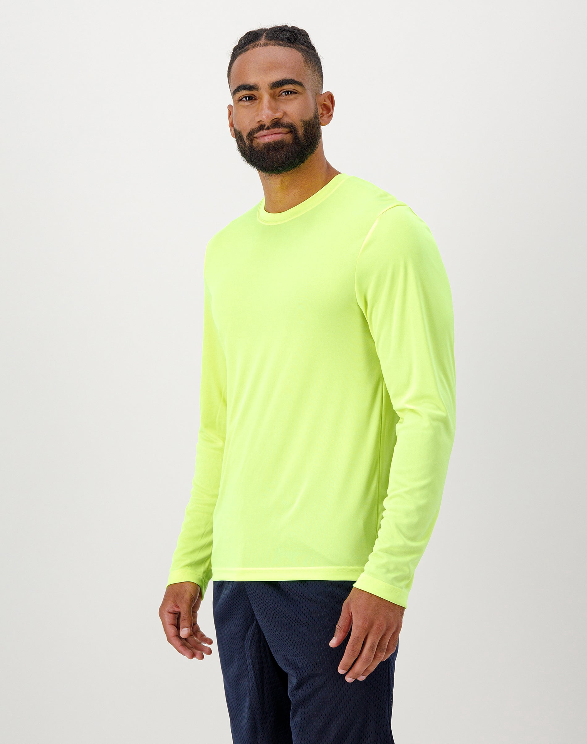 Hanes Cool DRI Performance Long Sleeve T-Shirt, Quick-Drying Training Tee, UPF 40+