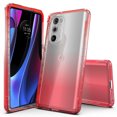 thumbnail interactive-video image 1 of PaletteShield TPU Phone Case + Tempered Glass For Motorola Edge+ 2022/2023 & Edge 5G UW - Clear Bumper With Butterfly Design 1 of 3