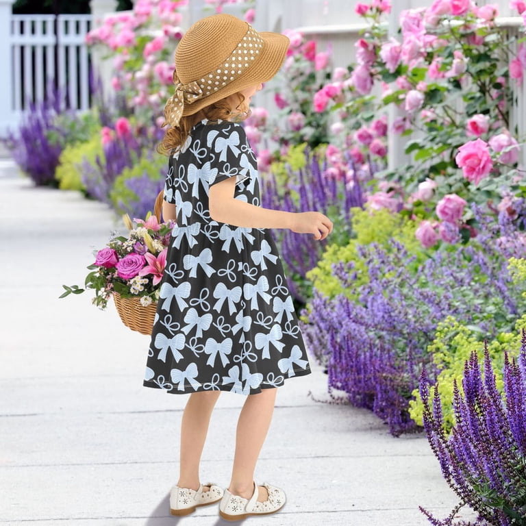 blue dress 4t Classic Blue Embroidered Dress,4T to 10T. 10T