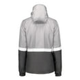 thumbnail image 2 of Holloway B19564023 Turnabout Reversible Hooded Jacket for Women, Athletic Grey & Carbon - Small, 2 of 2