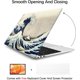 thumbnail image 3 of Funda compatible con MacBook Air de 13 pulgadas, versión 2022-2018 A2179/A2337 M1 con Touch ID y teclado, 3 of 4