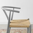 thumbnail image 6 of Modway Amish Dining Wood Side Chair in Light Gray, 6 of 7