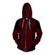 thumbnail image 1 of Moonsky Dead-poo& Wolve/rine Hoodies New Action Figures Sweatshirt Boys Girls Winter Pullover Chil-d Tops Clothes Gift Wolverine Costume Adult Zip-Up Hoodie Stage Show Costume#Vermilion L, 1 of 3