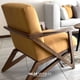 thumbnail image 4 of Sillon Hasani Tela Curri Mustard Madera Rosa Morada Inlab Muebles Sillon ocasional Sillon ocasional Hasani, 4 of 4