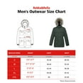 thumbnail image 2 of Rokka&Rolla Men's Parka Warm Winter Coat with Faux Fur Hood Jacket, 2 of 8