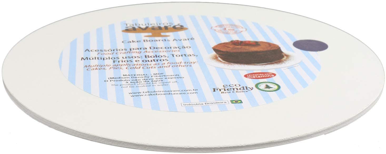 Cake Boards Avare Display Cake Board Footed Round 1/8 Inch Thick, Inch Diameter 9.8 Inch - image 3 of 4