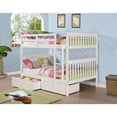 thumbnail image 3 of Pivot Direct PD-123-3W-503W Full Size Mission Bunkbed with Roll Out Twin Trundle - White, 3 of 4
