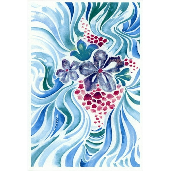 Pictura Flowers and Healing Vibes Happy Buddha Get Well Card