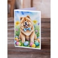 thumbnail image 2 of Chow Chow Easter Egg Hunt Greeting Cards Pack of 8 7 in x 5 in, 2 of 3