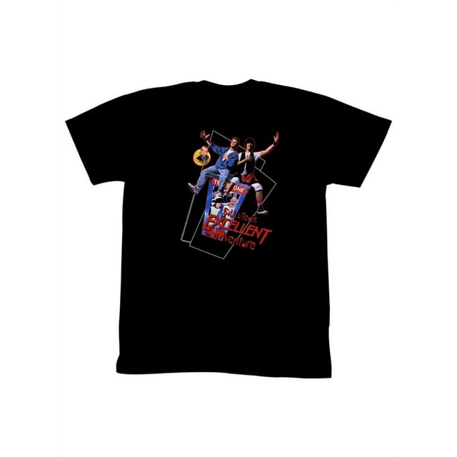 Bill&Ted's Excellent Adventure SciFi Comedy Movie Film Poster Adult T-Shirt