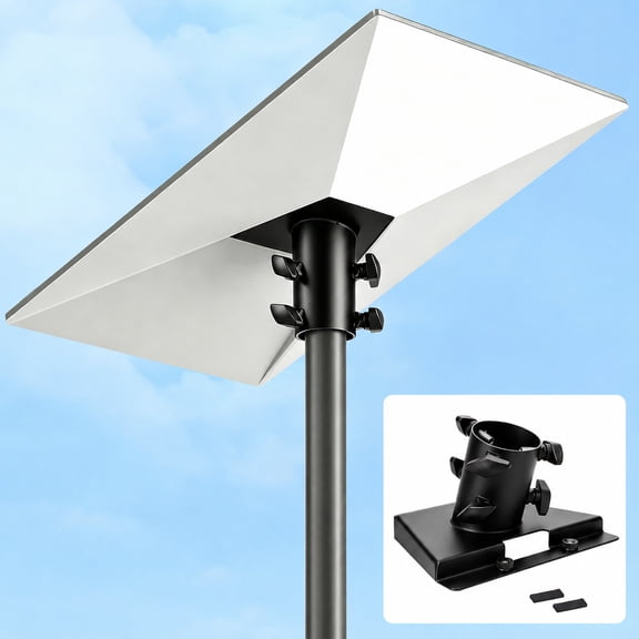 Pipe Adapter for Starlink Gen 3/4/4X, Pole Mount Bracket Compatible with Starlink Standard V3/4/4X Dish , Fits 1.1”–2.1” Pole, Roof Wall Mount Installation Kit