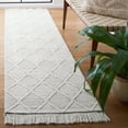 thumbnail image 3 of SAFAVIEH Natura Jaden Diamond Area Rug, Ivory/Brown, 5' x 8', 3 of 8