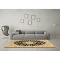 thumbnail image 3 of Ahgly Company Indoor Rectangle Medallion Brown Traditional Area Rugs, 6' x 9', 3 of 4