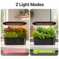 thumbnail image 4 of VOLIVO Indoor Hydroponic Growing System, 10 Pods Plant Germination Kit and 3.6L Water Tank, Auto Timer LED Grow Light for Herbs & Vegetables, 4 of 7