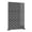 square style, variant on Studyset Modern Black Metal Privacy Screen for Patio, Balcony, Deck & Garden – Freestanding Rustproof Galvanized Steel Outdoor Decorative Room Divider Fence, Dancing Leaves Style – 47*72 inches 10